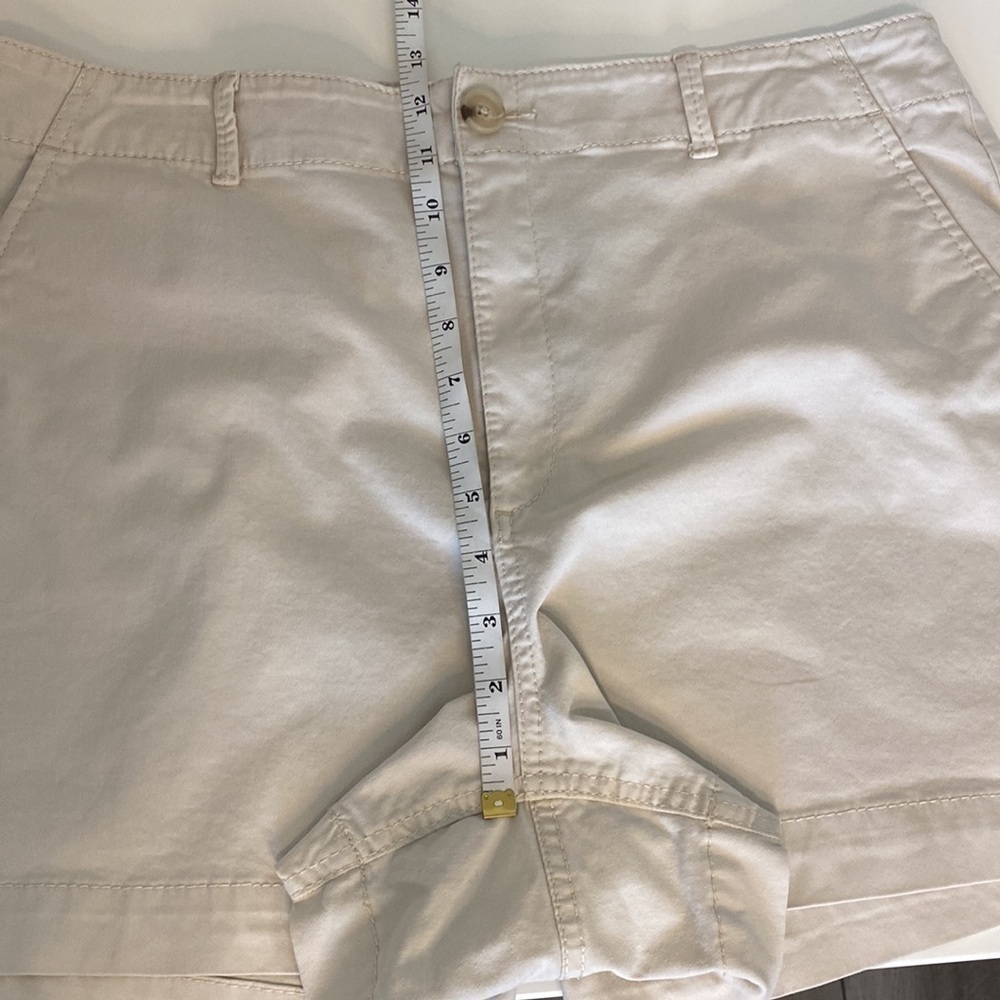 Loft 4” “The Washed Twill Short” in Khaki - Size 14 - Picture 9 of 12